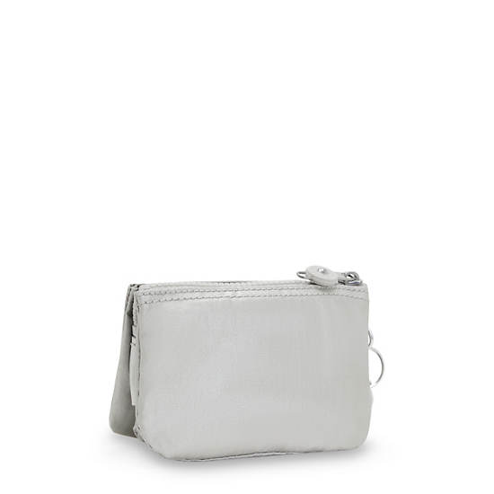 Kipling Creativity Small Metallic Pouch Vesker Sølv | NO 1106PJ